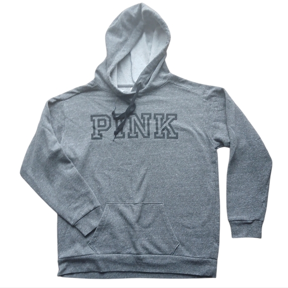 PINK Victoria's Secret Tops - PINK Victoria's Secret Women's Size Medium Heather Gray Hoodie